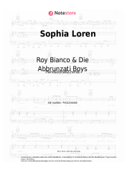 undefined Roy Bianco & Die Abbrunzati Boys - Sophia Loren