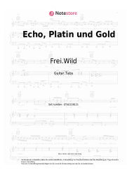 undefined Frei.Wild, Philipp Burger - Echo, Platin und Gold
