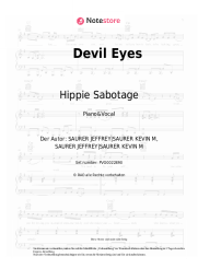 Noten, Akkorde Hippie Sabotage - Devil Eyes