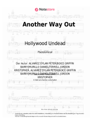 Noten, Akkorde Hollywood Undead - Another Way Out