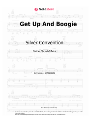 Noten, Akkorde Silver Convention - Get Up And Boogie
