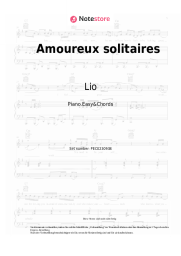 Noten, Akkorde Lio - Amoureux solitaires
