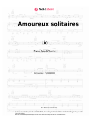Noten, Akkorde Lio - Amoureux solitaires