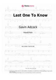 undefined Gavin Adcock - Last One To Know