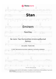 Noten, Akkorde Eminem, Dido - Stan
