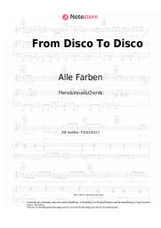 Noten, Akkorde Alle Farben, Majestic - From Disco To Disco