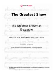 Noten, Akkorde The Greatest Showman Ensemble - The Greatest Show