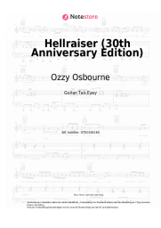 Noten, Akkorde Ozzy Osbourne, Motörhead, Lemmy - Hellraiser (30th Anniversary Edition)