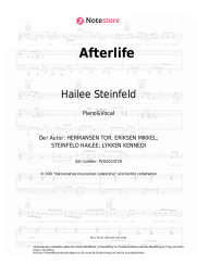 Noten, Akkorde Hailee Steinfeld - Afterlife