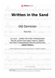 undefined Old Dominion - Written in the Sand