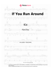 Noten, Akkorde Kix - If You Run Around