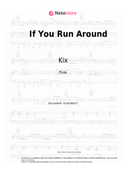Noten, Akkorde Kix - If You Run Around