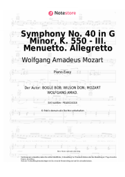undefined Wolfgang Amadeus Mozart - Symphony No. 40 in G Minor, K. 550 - III. Menuetto. Allegretto