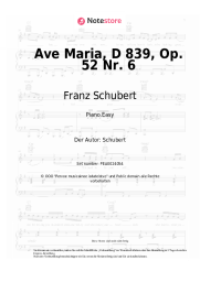 undefined Franz Schubert - Ave Maria, D 839, Op. 52 Nr. 6