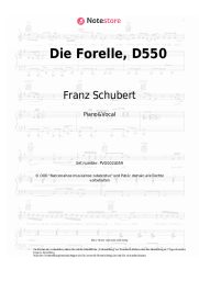 undefined Franz Schubert - Die Forelle, D550