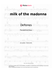 undefined Deftones - milk of the madonna