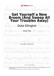 Noten, Akkorde Duke Ellington - Get Yourself a New Broom (And Sweep All Your Troubles Away) 