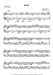 Noten, Akkorde Apache 207 - Roller