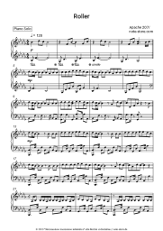 Noten, Akkorde Apache 207 - Roller