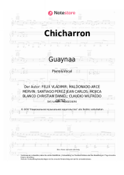 Noten, Akkorde Guaynaa, Cauty - Chicharron