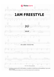 undefined Joji - 1AM FREESTYLE