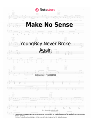 Noten, Akkorde YoungBoy Never Broke Again - Make No Sense