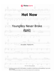 Noten, Akkorde YoungBoy Never Broke Again - Hot Now