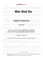 Noten, Akkorde Katja Krasavice - Wer Bist Du
