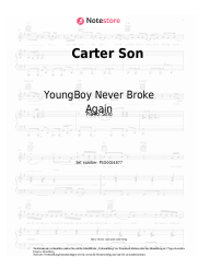 Noten, Akkorde YoungBoy Never Broke Again - Carter Son