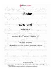 undefined Sugarland, Taylor Swift - Babe