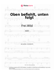 undefined Frei.Wild - Oben befiehlt, unten folgt