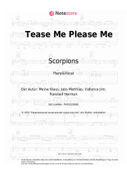 undefined Scorpions - Tease Me Please Me
