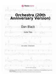 Noten, Akkorde Dan Black, Louane - Orchestra (20th Anniversary Version)
