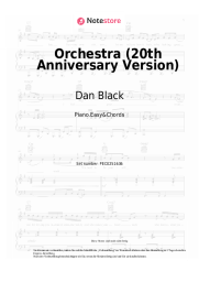 Noten, Akkorde Dan Black, Louane - Orchestra (20th Anniversary Version)