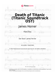 undefined James Horner - Death of Titanic (Titanic Soundtrack OST)