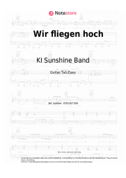 Noten, Akkorde KI Sunshine Band - Wir fliegen hoch