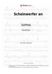undefined SOPHIA - Scheinwerfer an