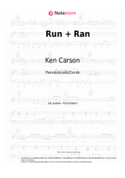Noten, Akkorde Ken Carson - Run + Ran