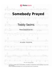 Noten, Akkorde Teddy Swims - Somebody Prayed
