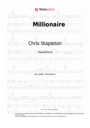 Noten, Akkorde Chris Stapleton - Millionaire