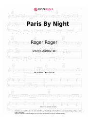 Noten, Akkorde Roger Roger - Paris By Night
