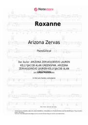 Noten, Akkorde Arizona Zervas - Roxanne