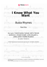 Noten, Akkorde Busta Rhymes, Mariah Carey - I Know What You Want