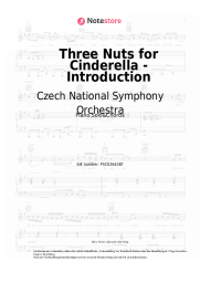 Noten, Akkorde Czech National Symphony Orchestra, Jan Chalupecký - Three Nuts for Cinderella - Introduction