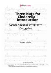 Noten, Akkorde Czech National Symphony Orchestra, Jan Chalupecký - Three Nuts for Cinderella - Introduction