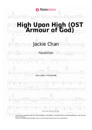 Noten, Akkorde Jackie Chan - High Upon High (OST Armour of God)