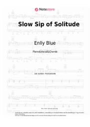 Noten, Akkorde Enlly Blue - Slow Sip of Solitude