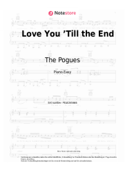Noten, Akkorde The Pogues - Love You ’Till the End