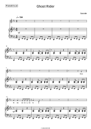 Noten, Akkorde Suicide - Ghost Rider