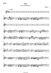 Noten, Akkorde Shakira - Zoo (From 'Zootopia 2')